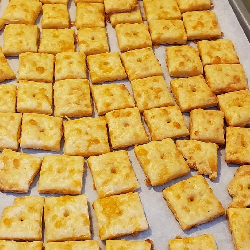 Homemade Cheese Crackers