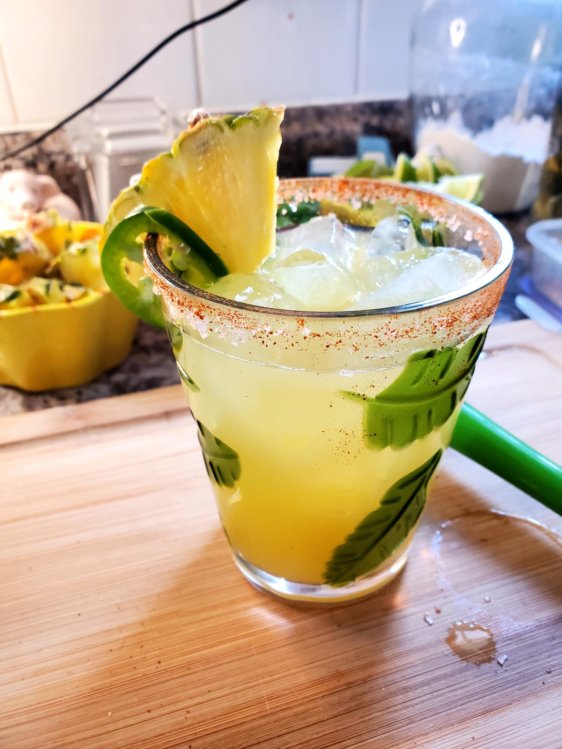 Pineapple Jalapeño Margaritas