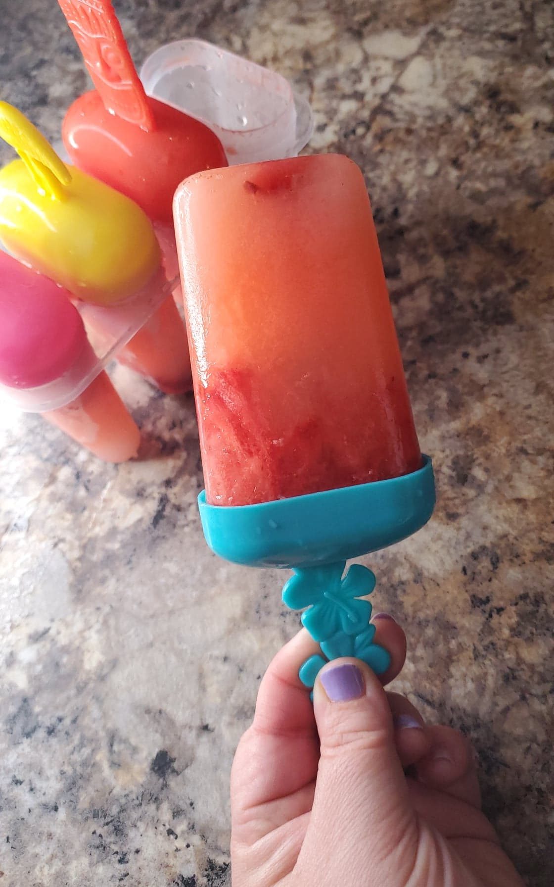 Strawberry Lemonade Popsicles