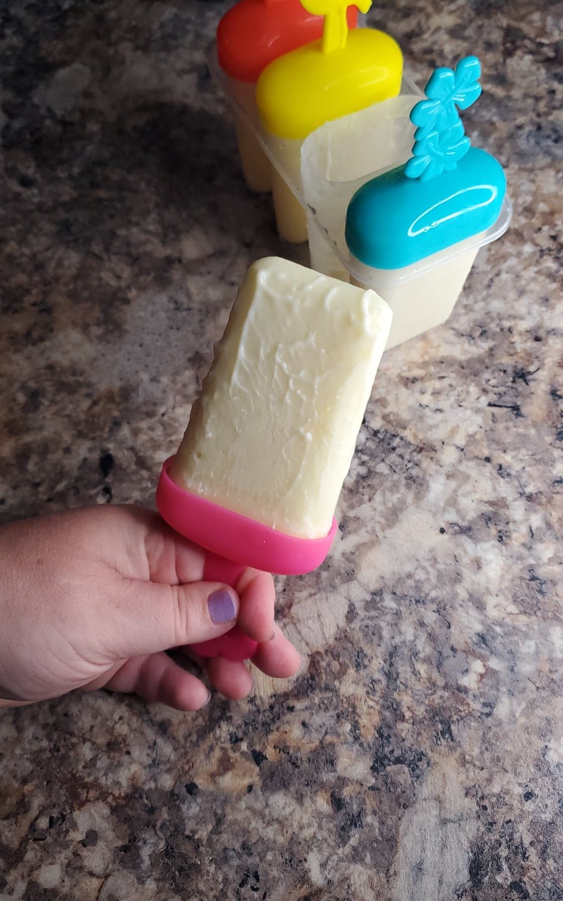 Coconut Vanilla Popsicles