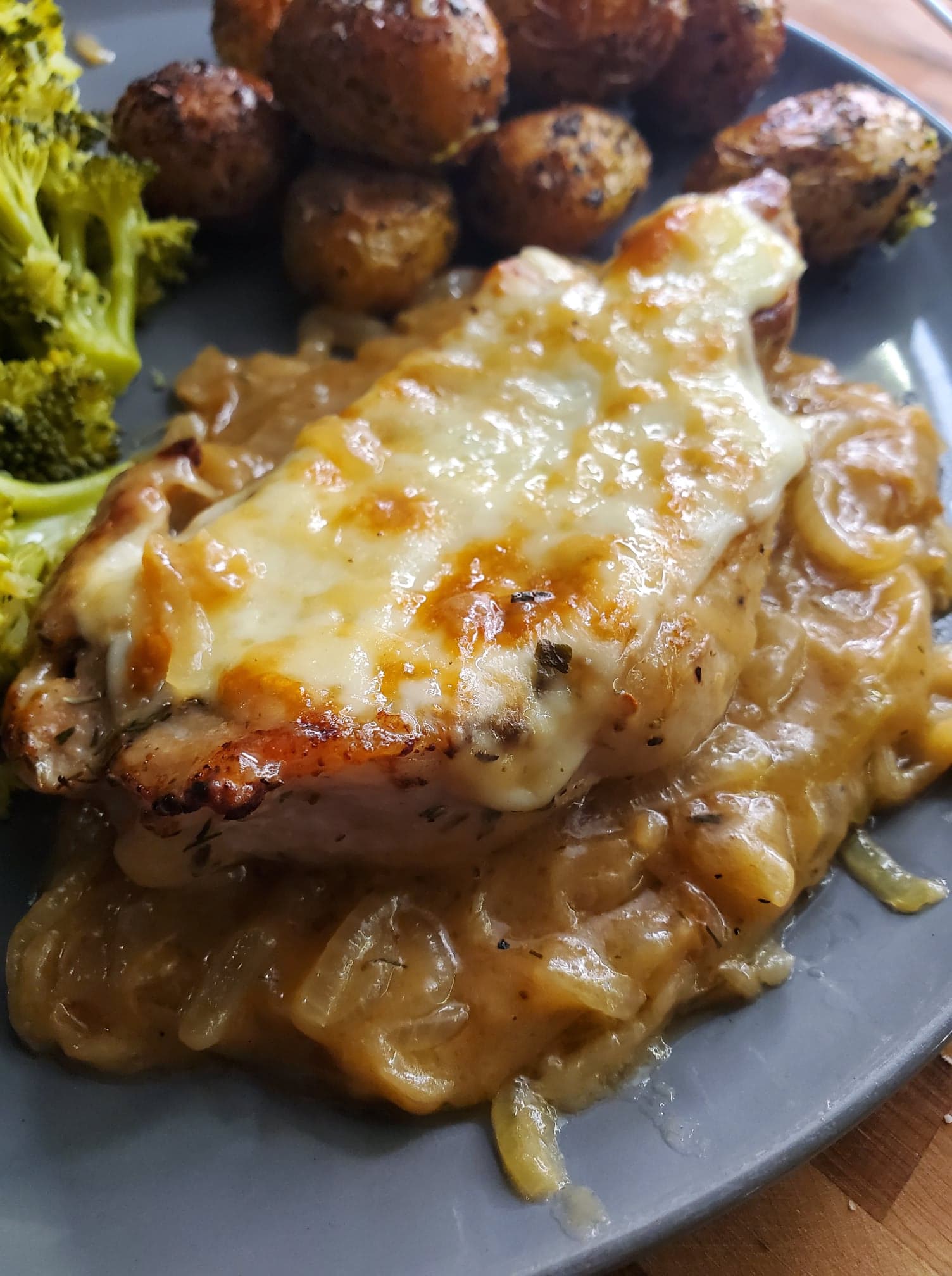 French Onion Smothered Pork Chops