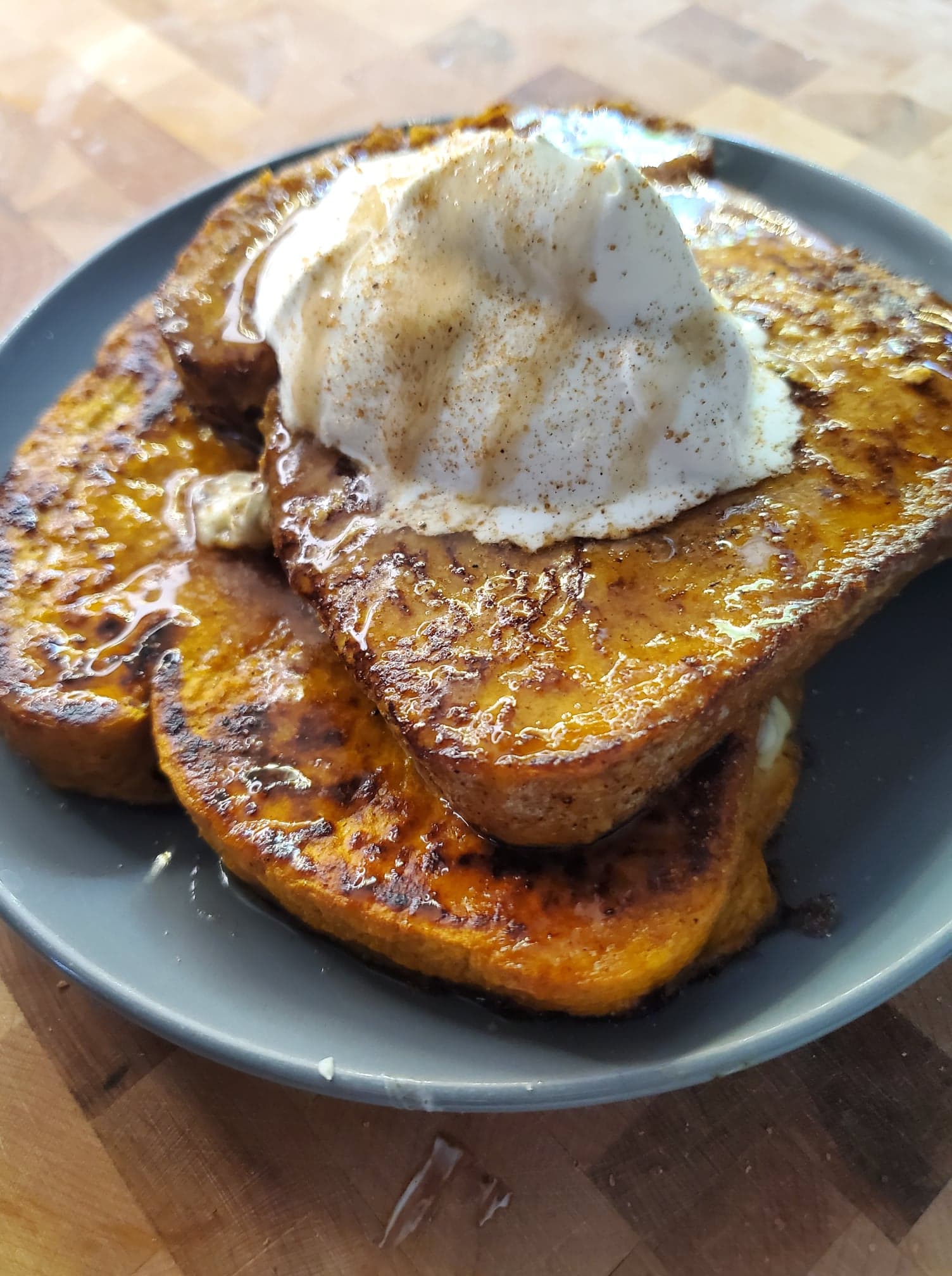 Pumpkin Pie French Toast