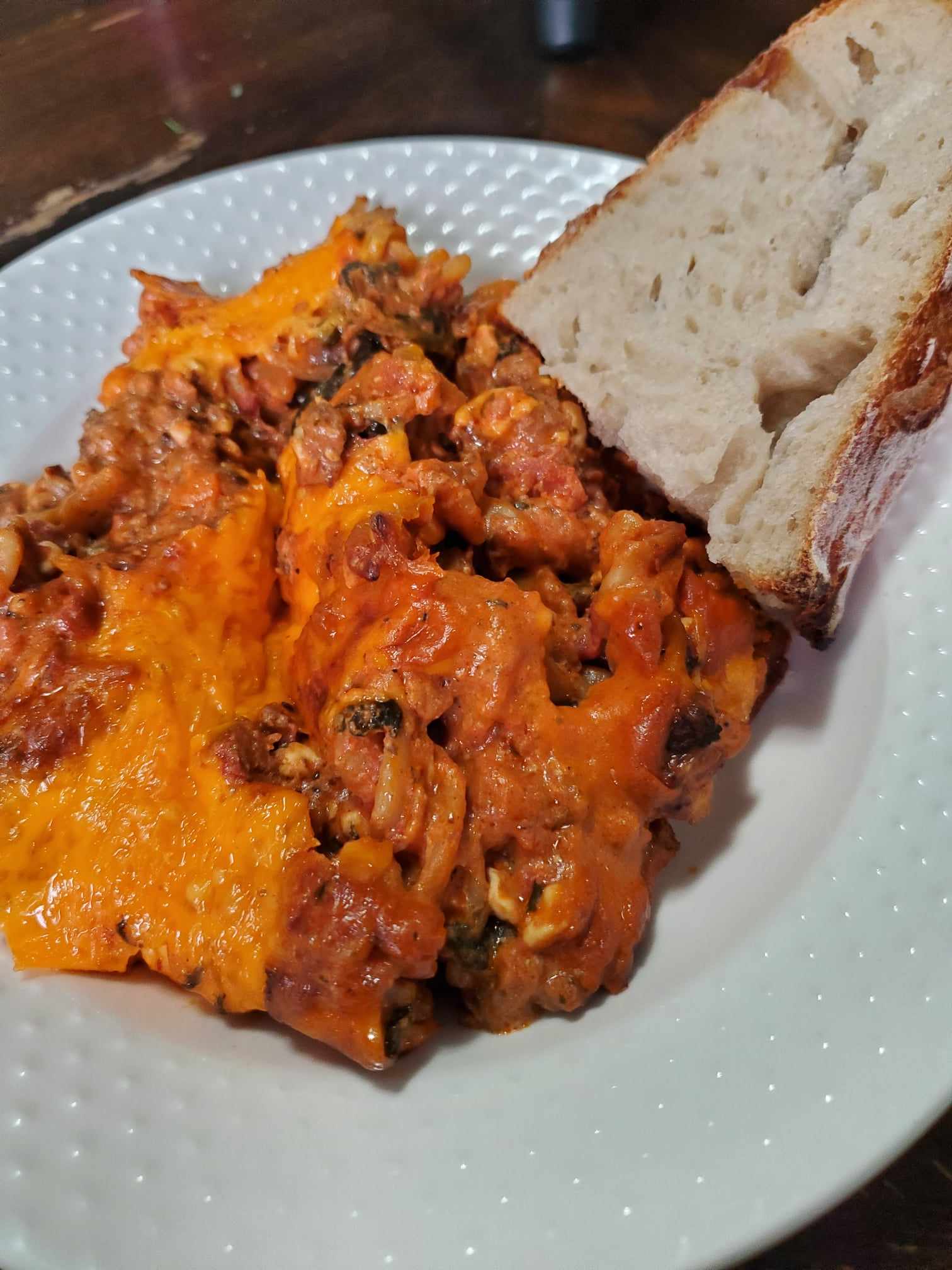 Creamy Herb and Garlic Pasta Bake