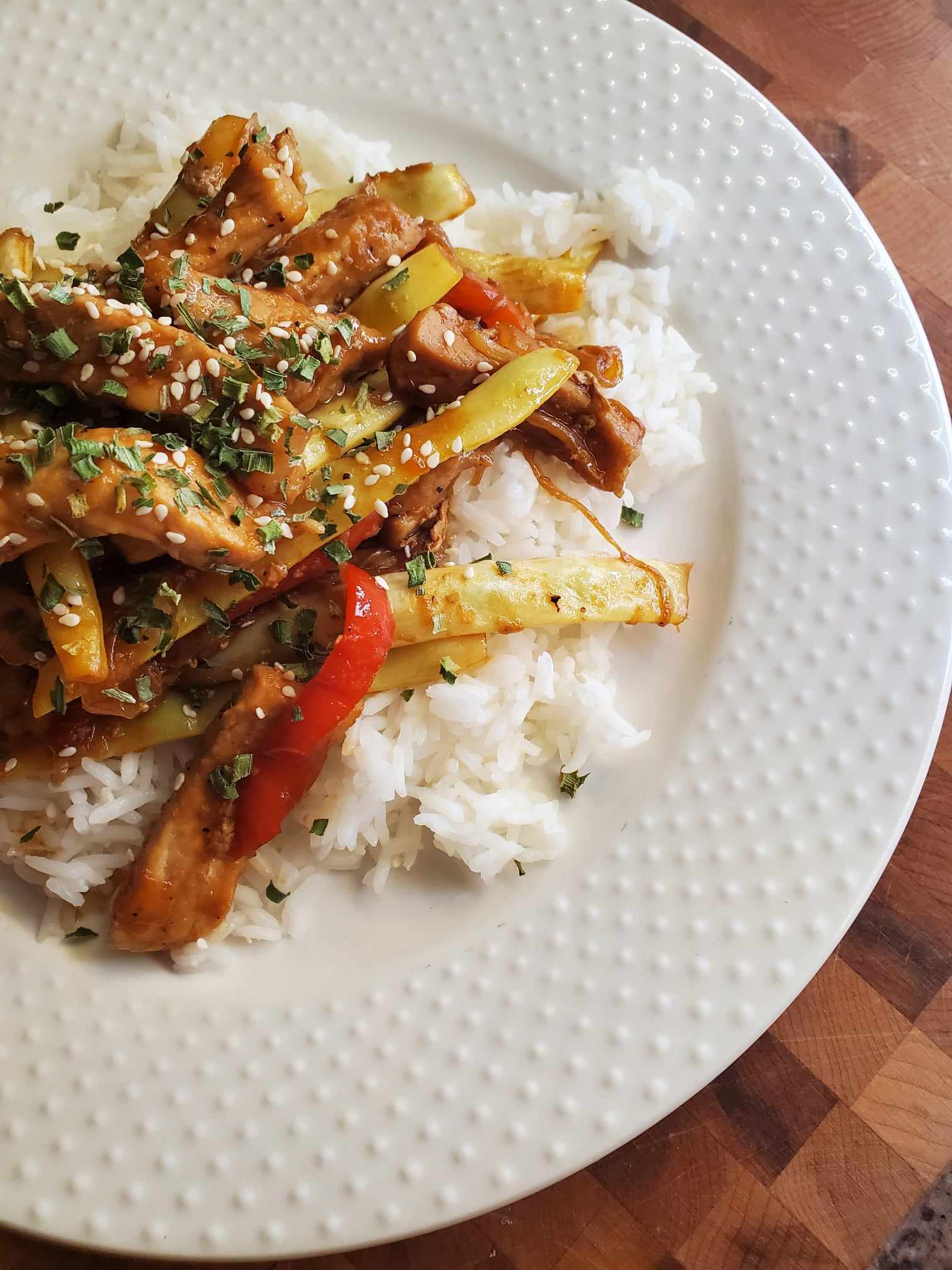 Pork Stir Fry With Yellow Beans