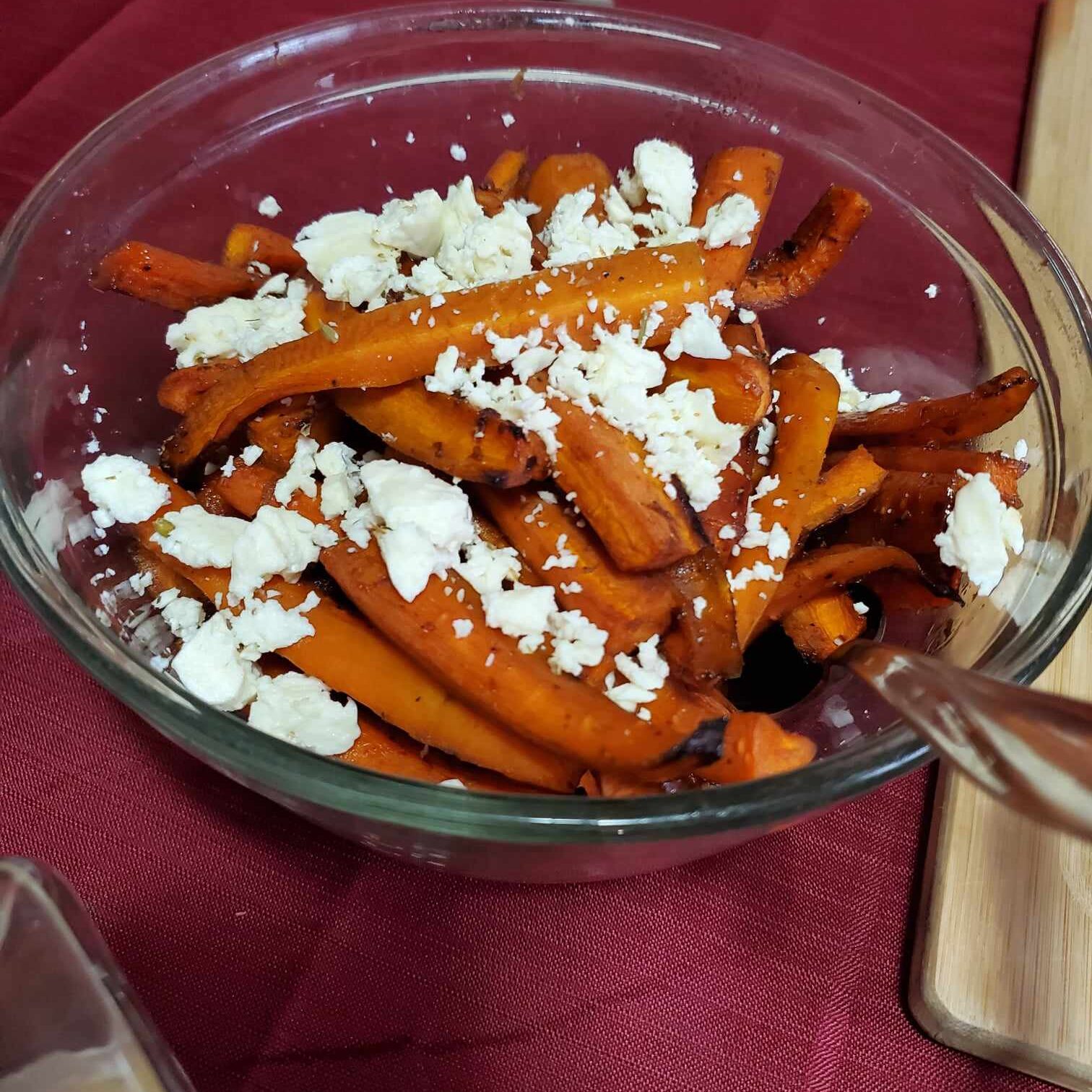 Honey Balsamic Roasted Carrots